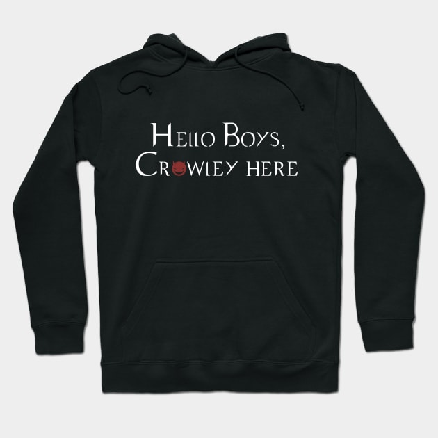 Hello Boys Hoodie by quinnsnake